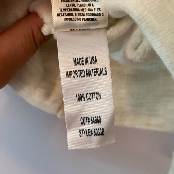 Citizens of Humanity Rosalia White Pullover Sweater V-neck Cotton Women's Medium - Picture 11 of 11